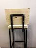 Brooir - Brother Handmade Industrial Chic Reclaimed Wooden stool with Box section legs