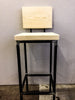 Brooir - Brother Handmade Industrial Chic Reclaimed Wooden stool with Box section legs
