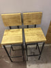 Brooir - Brother Handmade Industrial Chic Reclaimed Wooden stool with Box section legs