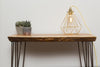 Nattura Handmade Hairpin Live Edge Mini Desk Made to Order