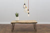 Nattura Industrial Chic Live Edge Hairpin Handmade Medium Coffee Table | Hand & Craft Furniture