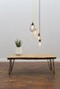 Nattura Industrial Chic Live Edge Hairpin Handmade Medium Coffee Table | Hand & Craft Furniture