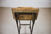 Brooir - Brother Handmade Industrial Chic Reclaimed Rich Oak Wooden stool with Box section legs