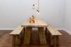 Rammligr - Handmade Table with Real Rustic Charm