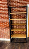 STIGA - Steel Ladder Handmade Reclaimed Wood with Box Steel Support Shelving | Hand & Craft Furniture