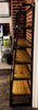 STIGA - Steel Ladder Handmade Reclaimed Wood with Box Steel Support Shelving
