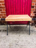 KYSSA - (Open Legged) - Round Bar Live Edge Coffee Table | Hand & Craft Furniture