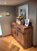 HUSFREYJA (Cabinet) - Handmade Industrial Chic Reclaimed Solid Wood TV console, Cabinet, Cupboard. Custom Made To Order.