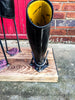 Combi - Hand Made Reclaimed wood and hairpin Boot / Welly rack Indoor or outdoor use | Hand & Craft Furniture