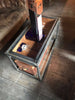JOKULL- Handmade Industrual Chic Glass, Wood and Steel Coffee Table / Display Cabinet - Home, Bar, Restaurant