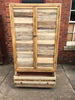 TRYGGR - Hand Made Reclaimed Slated wood Front and Side Wardrobe With or Without Drawer