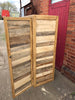 TRYGGR - Hand Made Reclaimed Slated wood Front and Side Wardrobe With or Without Drawer