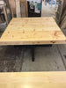 FERSKEYTTR (XLarge)- Sleeper Handmade Industrial Chic Reclaimed Railway Sleeper Square Table. Cafe Bar Restaurant. Custom Made to Order.