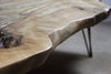 Baomr - Hand made Stunning Huge Solid Reclaimed Wooden Live Edge Coffee Table. Unique One off | Hand & Craft Furniture