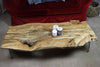Baomr - Hand made Stunning Huge Solid Reclaimed Wooden Live Edge Coffee Table. Unique One off | Hand & Craft Furniture