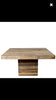 FERSKEYT PEDISTAL- Sleeper Handmade Industrial Chic Reclaimed Railway Sleeper Table w central pedistal Cafe Bar Restaurant