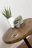 KNOTTR - Hand Made Industrial Chic Reclaimed Wood Wrought Iron Leg Round Table. Custom Made to Order.