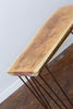 NATTURA (Tall) - Handmade Industrial Chic Reclaimed Wood Hairpin Led Desk | Hand & Craft Furniture