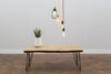 NATTURA (Straight) - Industrial Chic Live Edge Hairpin Handmade Medium Coffee Table | Hand & Craft Furniture