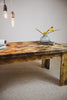 Reclaimed Burnt wooden coffee table