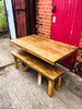 ENN (bench) - Handmade Reclaimed Wood Bench Cafe Bar Restaurant. Custom Made to Order.