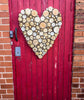 HEART - Wall Art - over 500 Tree Stumps Valentines Love Decorative Made to Order