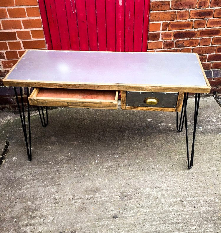 2 drawer industrial deals desk