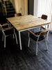 FERSKEYTTR (Small) - Handmade Industrial Chic Reclaimed Wood Square Table. Cafe Bar Restaurant. Custom Made to Order.