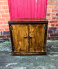 STOKKR (Medium) - Handmade Industrial Chic Reclaimed Solid Wood TV console, Cabinet, Cupboard. Custom Made To Order.
