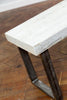 SENN (Large Bench) Industrial Chic Reclaimed Wood Handmade Bench Seat. Custom Made to Order.